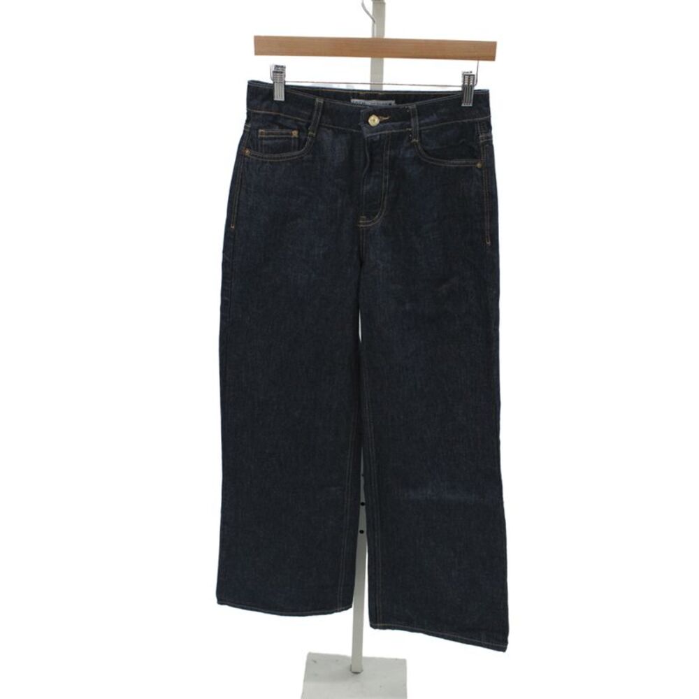 Zara Womens Wide Leg High Waist Jeans Blue Size 4